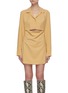 Main View - Click To Enlarge - NANUSHKA - 'Tess' Cut Out Waist Mini Dress