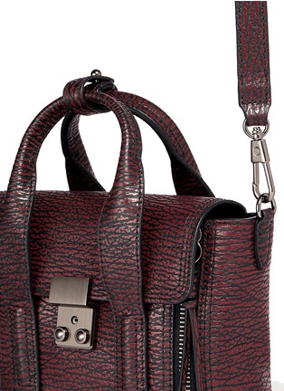 Detail View - Click To Enlarge - 3.1 PHILLIP LIM - 'Pashli' mini grainy leather satchel