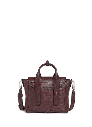 Back View - Click To Enlarge - 3.1 PHILLIP LIM - 'Pashli' mini grainy leather satchel