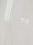  - Y-3 - Tonal Logo Print Cotton Polo Shirt