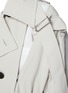  - TOGA ARCHIVES - Cut-out sleeve twill trench coat
