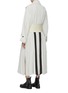 Back View - Click To Enlarge - TOGA ARCHIVES - Cut-out sleeve twill trench coat
