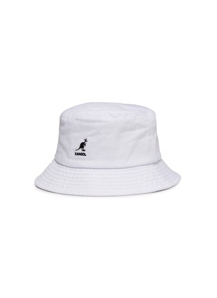 Main View - Click To Enlarge - KANGOL - Logo Embroidered Kids and Toddler Cotton Bucket Hat