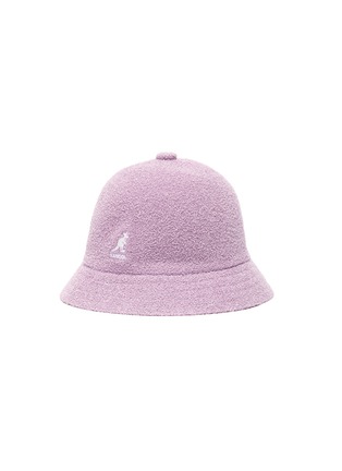 Main View - Click To Enlarge - KANGOL - 'Bermuda Casual' Logo Embroidered Kids and Toddler Bucket Hat