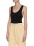 Front View - Click To Enlarge - NINETY PERCENT - Scoop Neck Sleeveless Bodysuit