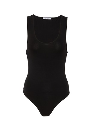 Main View - Click To Enlarge - NINETY PERCENT - Scoop Neck Sleeveless Bodysuit