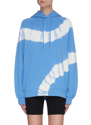 Main View - Click To Enlarge - NINETY PERCENT - Tie Dye Organic Cotton Hoodie
