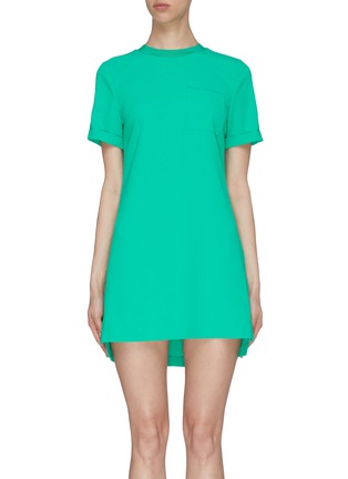 Main View - Click To Enlarge - ALICE & OLIVIA - 'Catalina' Patch Pocket T-shirt Dress