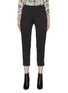 Main View - Click To Enlarge - ALICE & OLIVIA - 'Benny' Side Stripe Crop Sweatpants