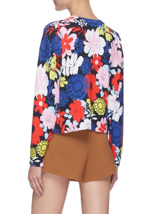 Back View - Click To Enlarge - ALICE & OLIVIA - 'Nyla' Stace face Graphic print embellished top