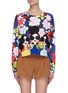 Main View - Click To Enlarge - ALICE & OLIVIA - 'Nyla' Stace face Graphic print embellished top