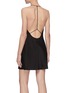 Back View - Click To Enlarge - ALICE & OLIVIA - 'Dabney' draped mini slip dress