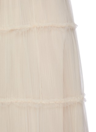 Detail View - Click To Enlarge - ALICE & OLIVIA - 'Kenya' Pleated Tulle Overlay Midi Skirt