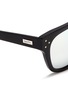 Detail View - Click To Enlarge - SPEKTRE - 'Semper Adamas' matte acetate mirror sunglasses