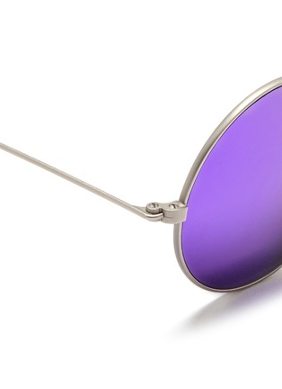 Detail View - Click To Enlarge - SPEKTRE - 'MET-RO' lightweight round metal sunglasses