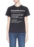 Main View - Click To Enlarge - ANNA K - 'Affordable Luxury' slogan print T-shirt