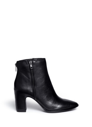 Main View - Click To Enlarge - ASH - 'Farah' zip back leather ankle boots