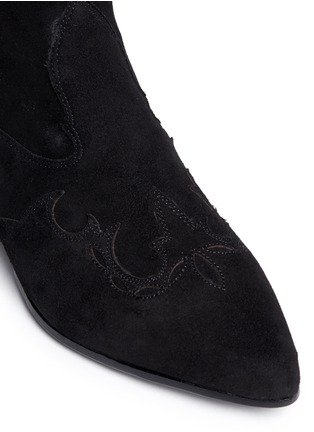 Detail View - Click To Enlarge - ASH - 'Hello' suede cowboy boots