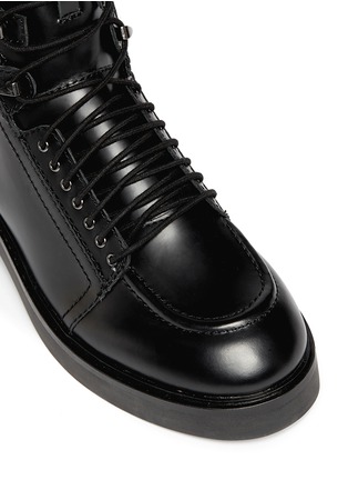 Detail View - Click To Enlarge - ASH - 'Neal' lace-up leather combat boots