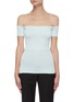 Main View - Click To Enlarge - HELMUT LANG - Off-shoulder Bodycon Rib Top