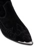 Detail View - Click To Enlarge - ASH - 'Liv' floral cutout suede boots