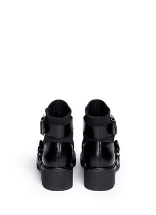 Back View - Click To Enlarge - ASH - 'Nikko' double buckle leather boots