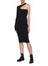 Figure View - Click To Enlarge - HELMUT LANG - Cut-out bodycon dress