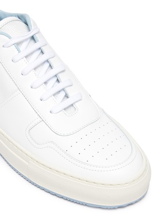 Detail View - Click To Enlarge - COMMON PROJECTS - 'Bball '90' Leather Sneakers