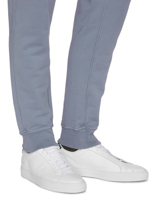 Figure View - Click To Enlarge - COMMON PROJECTS - 'Retro' Low Top Leather Sneakers