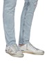 Figure View - Click To Enlarge - GOLDEN GOOSE - 'Super-star' Torn Overlay Distressed Leather Sneakers