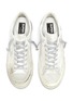 Detail View - Click To Enlarge - GOLDEN GOOSE - 'Superstar' glitter lace smudge detail suede sneakers