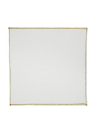 Main View - Click To Enlarge - DEPARTO - Soft Fringe Linen Napkin
