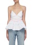 Main View - Click To Enlarge - STAUD - 'Olympia' Flared Ruffle Hem Crossover Camisole