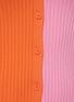  - STAUD - Colourblock panel rib knit cardigan