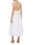 Back View - Click To Enlarge - STAUD - 'Cleo' Tiered Flare Hem Crossover Maxi Dress
