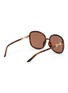 Figure View - Click To Enlarge - GUCCI - Tortoiseshell effect acetate frame sunglasses