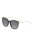 Main View - Click To Enlarge - GUCCI - CATEYE ACETATE FRAME GRADIENT SUNGLASSES