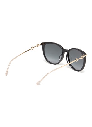Figure View - Click To Enlarge - GUCCI - CATEYE ACETATE FRAME GRADIENT SUNGLASSES