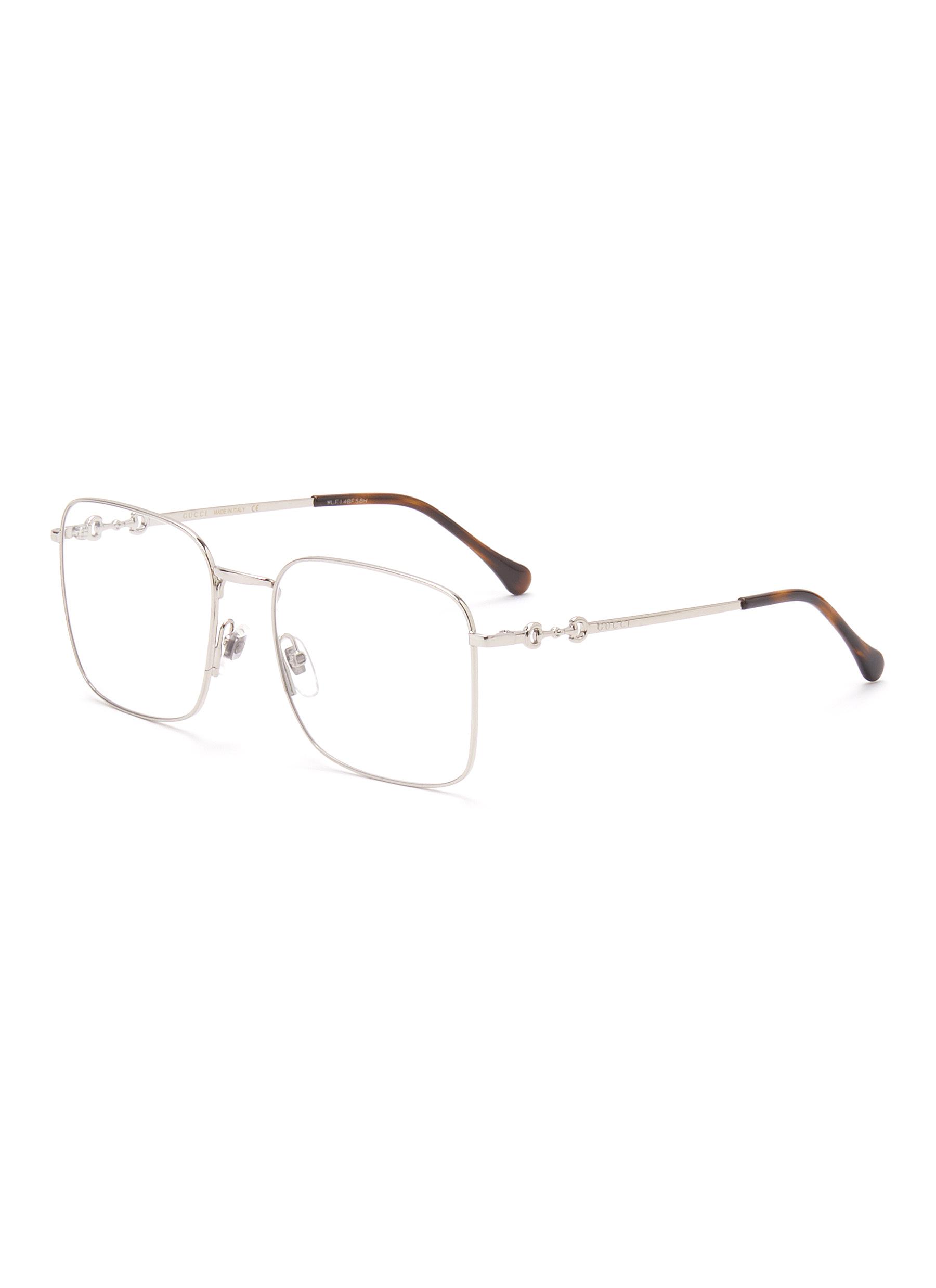 gucci square frame glasses