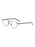 Main View - Click To Enlarge - SAINT LAURENT - Heart metal frame optical glasses
