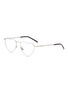 Main View - Click To Enlarge - SAINT LAURENT - Heart metal frame optical glasses