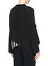 Back View - Click To Enlarge - 3.1 PHILLIP LIM - Cascading ruffle front stripe silk blouse