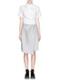 Main View - Click To Enlarge - CARVEN - Ruche waist shirt dress