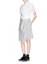 Figure View - Click To Enlarge - CARVEN - Ruche waist shirt dress
