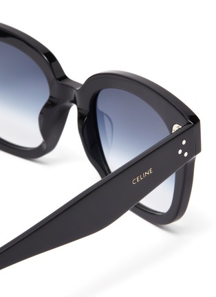 Detail View - Click To Enlarge - CELINE - Oversized acetate wayfarer frame sunglasses