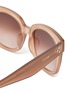 Detail View - Click To Enlarge - CELINE - Oversized acetate wayfarer frame sunglasses
