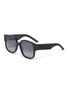 Main View - Click To Enlarge - DIOR - Wildior' Logo Embossed Acetate Angular Frame Sunglasses