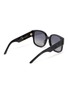Figure View - Click To Enlarge - DIOR - Wildior' Logo Embossed Acetate Angular Frame Sunglasses