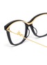 Detail View - Click To Enlarge - DIOR - DiorSignature' Metal Logo Temple Acetate Front Optical Glasses