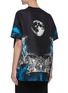 Back View - Click To Enlarge - BURBERRY - Look 39' mermaid lighthouse graphic print T-shirt